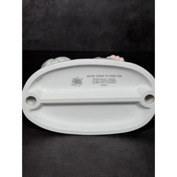 Precious Moments Figurine "We're Going to Miss You" Melting Snowman 1990 - Picture 6 of 6